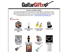Tablet Screenshot of guitargifts.com